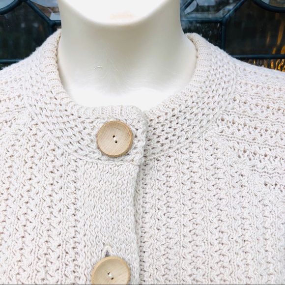 Vtg May Claire Cottagecore Tunic Cardigan Sweater - Picture 3 of 4